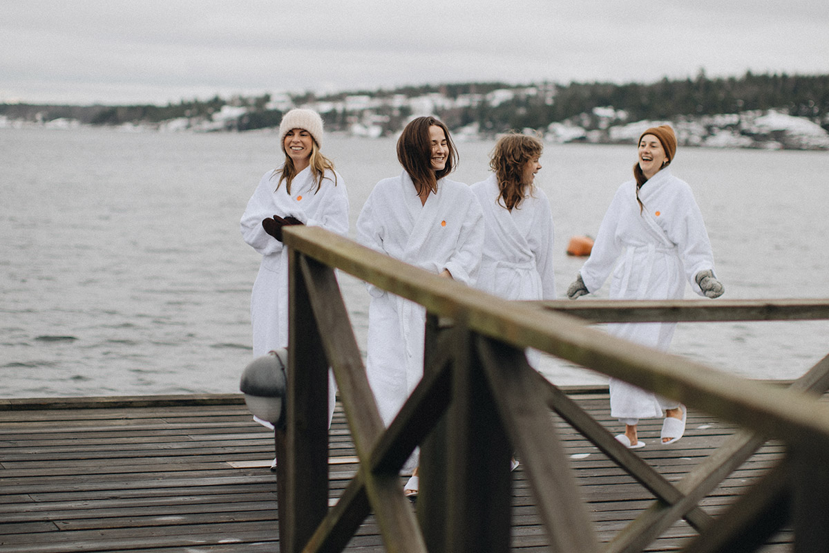 Kallbad på vinterkonferens i januari